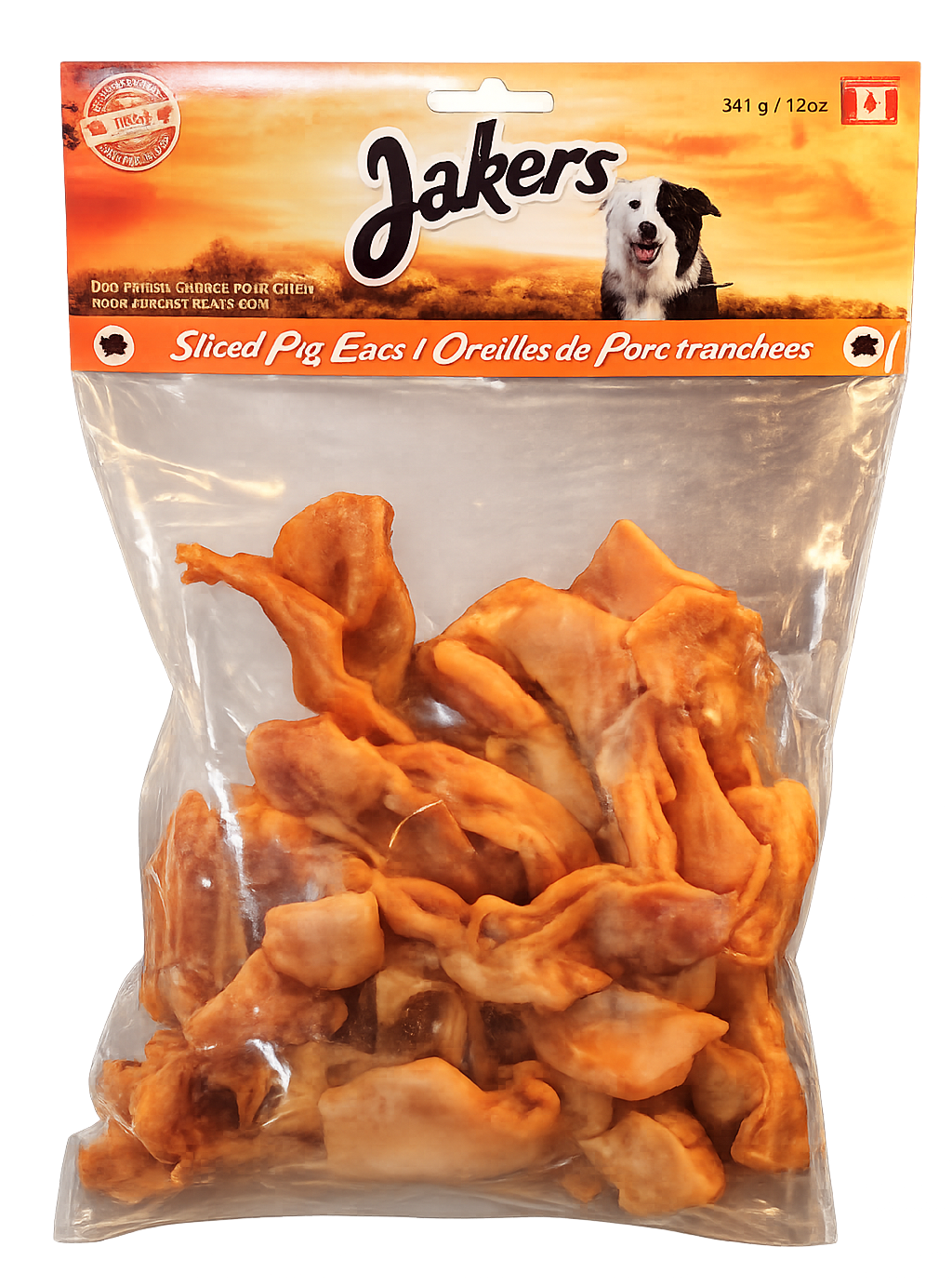 Jakers Pig Ear Slices