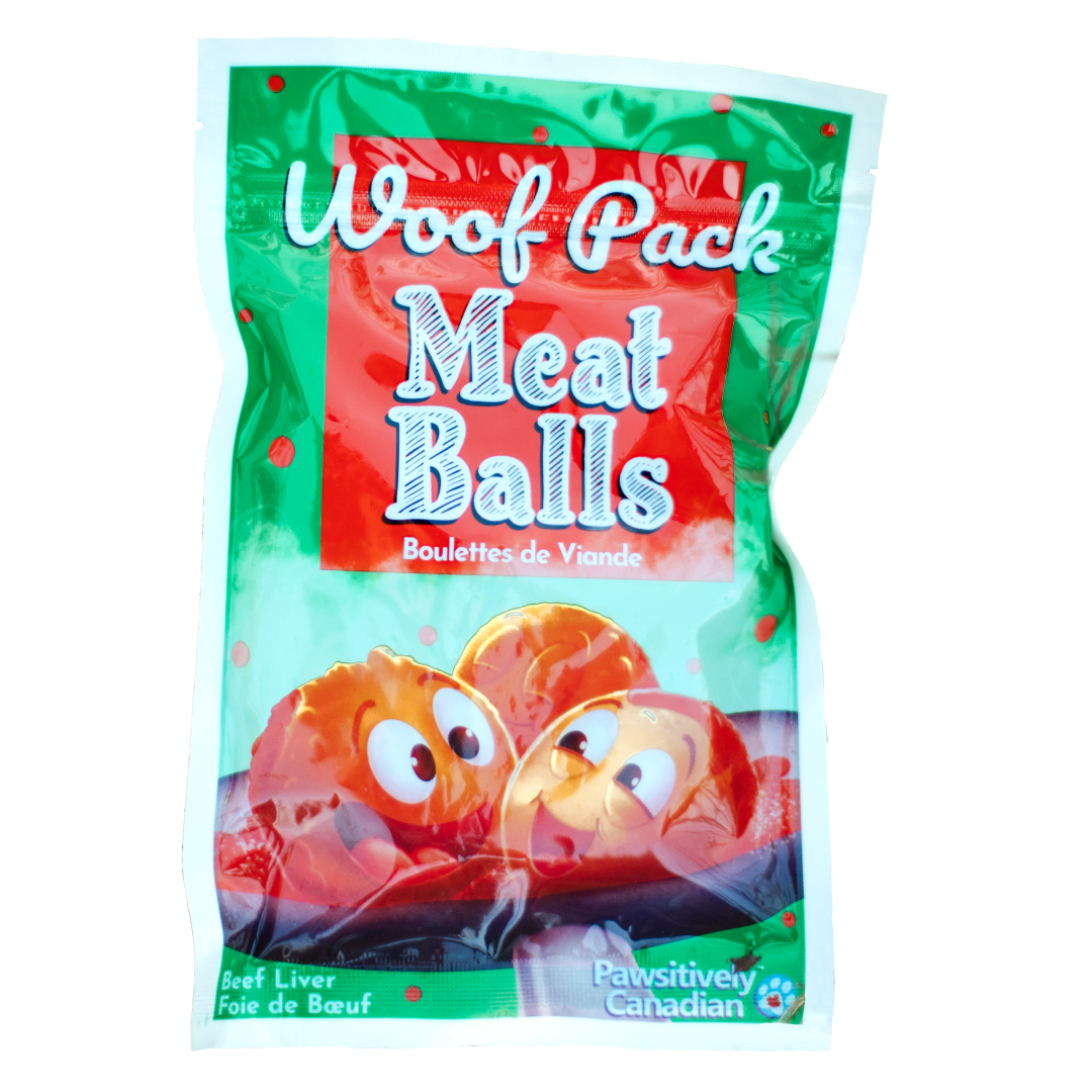 Pawsitively Canadian Beef Liver Meatballs