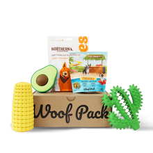 Woof Pack Dog Toys & Treats Box