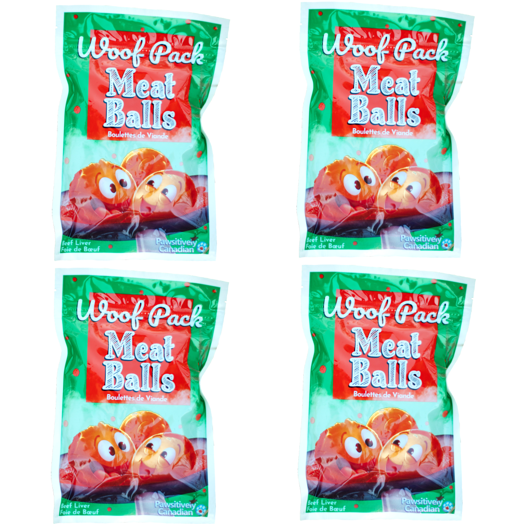 4 Pawsitively Canadian Beef Liver Meatballs