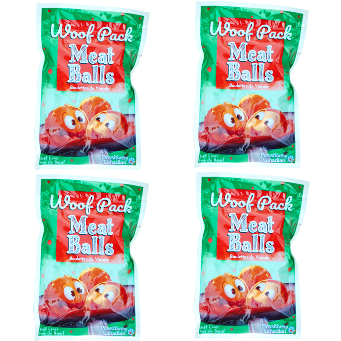 4 Pawsitively Canadian Beef Liver Meatballs