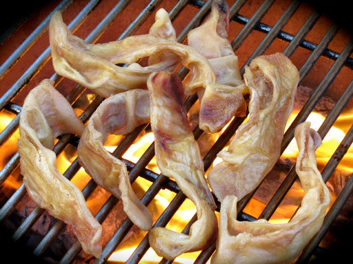 4 Bags of Jakers Pig Ear Strips