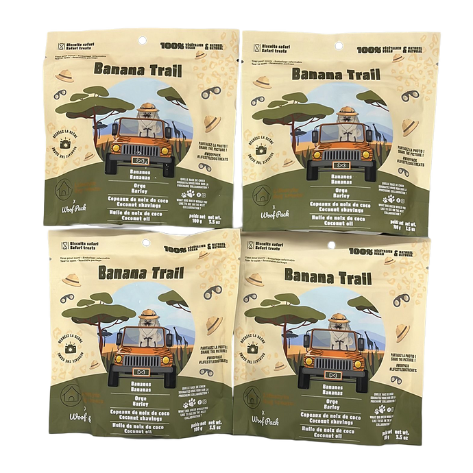 4 Bags of MBM Banana Trail Treats