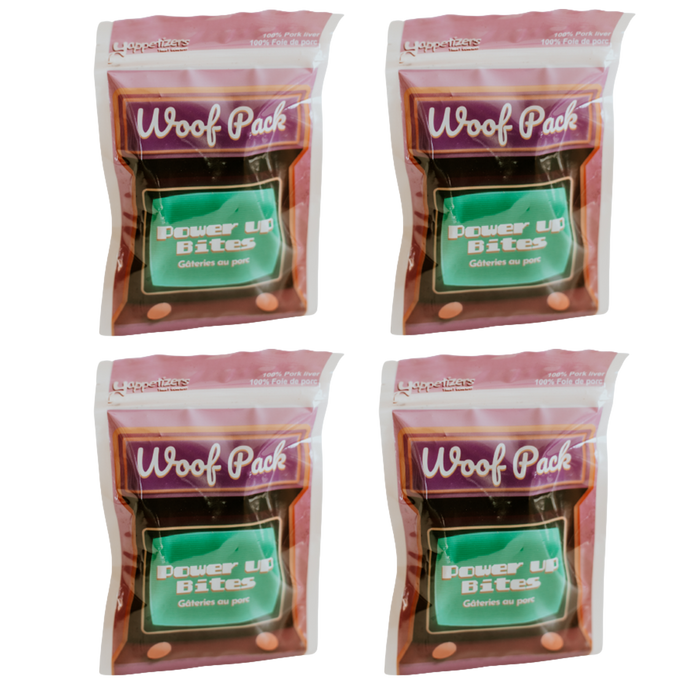 4 Bags of Yappetizers Pork Liver Treats